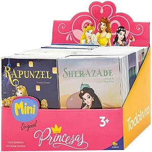 Livro Infantil Ilustrado Miniprincesas 8 Titulos Display com 100