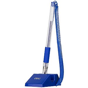 Caneta para Balcão Daily com Suporte Mini 0,5 MM Azul Blister