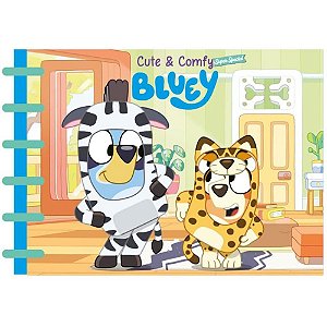 Livro Infantil Colorir Cute e COMFY Bluey