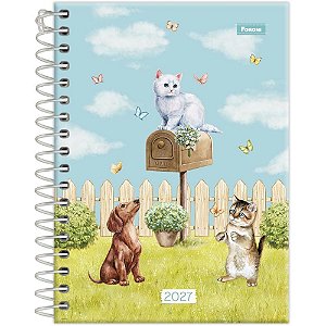 Agenda 2027 Furfriends 160 Folhas 110 X 154 MM Pacote com 03