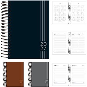 Agenda 2027 Positano Espiralcolor 160 Folhas 117 X 16 Pacote com 04