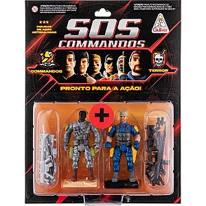 Miniatura Colecionável SOS Commandos FIG.2SORTIDOACESSORI Blister