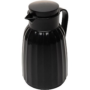 Garrafa Térmica Rosca Queem Preta 400 ML