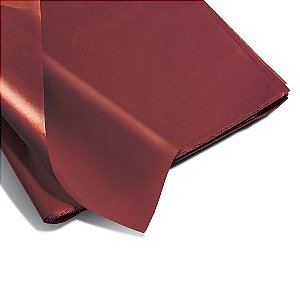 Papel de Seda Marrom 48X60CM 20G Pacote com 100