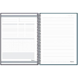Caderno 20X1 Capa Dura MID Masculino 320 Folhas. Pacote com 02