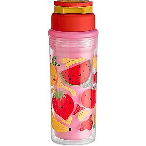 Garrafa Plástica Duo POP 500ML Parede Dupla