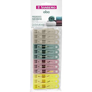 Prendedor de Roupa Pregador Plástico Blister com 12