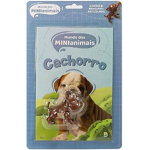 Livro Brinquedo Ilustrado Minianimais: Cachorro 16PG