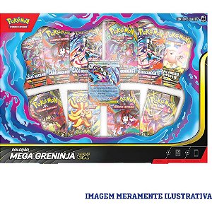 Jogo de Cartas Pokemon BOX Mega Greninja EX