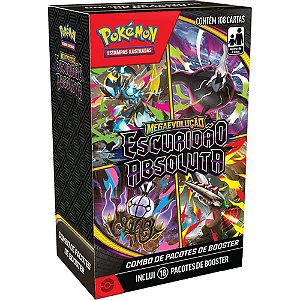 Jogo de Cartas Pokemon ME05 Escuridao Absolut Display com 18