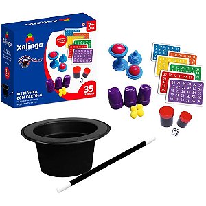 Jogo Diverso KIT Magica com Chapéu 35TRUQUES