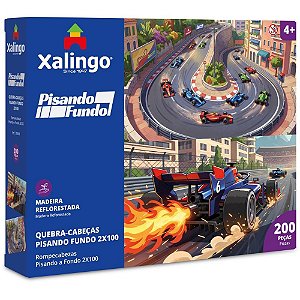 QUEBRA-CABEÇA Madeira Pisando Fundo 2X100 200 Peças