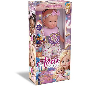 Boneca com Mecanismo Adele Vogais Branca com Frases 4