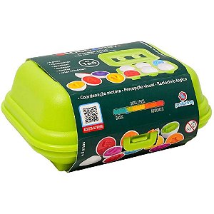 Brinquedo Pedagógico Educaplay OVO Encaixe Números