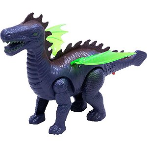 Dinossauro Dino com SOM/LUZ/MOVIMENTO 24CM