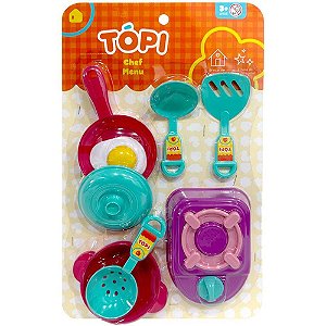 Brincando de Casinha Topi CHEF Menu
