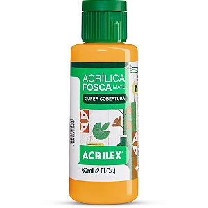 Tinta Acrílica Fosca 60ML Amarelo Ouro Pacote com 03