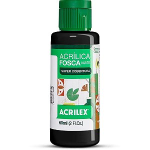 Tinta Acrílica Fosca 60ML Preto Pacote com 03