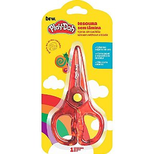 Tesoura Escolar PLAY-DOH sem Lâmina 13CM