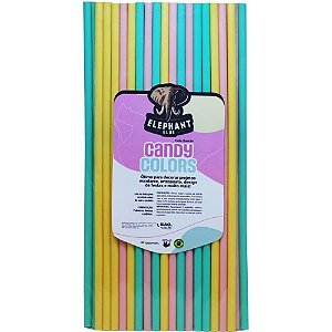 Cola Quente Refil Grossa 500G CANDY Colors Pacote