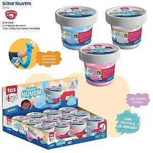 Slime TRIS TOY Nuvem 20G Display com 12