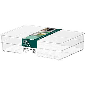 Organizador Diamond Cristal 22,5X15X5,2CM