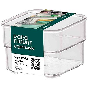Organizador Diamond Cristal 7,5X7,5X5,2CM