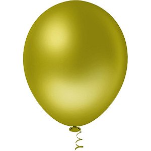 Balao 9 Liso Verde Oliva PIC PIC Pacote com 50 Unidades
