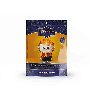 Linha para Crochê Amigurumi RONY Weasley com Agulhas+fios+en KIT