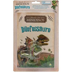 Livro Brinquedo Ilustrado Minidinos: Dilofossauro 16 Páginas
