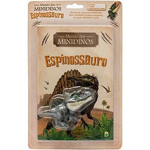Livro Brinquedo Ilustrado Minidinos: Espinossauro 16 Páginas