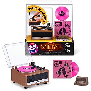 Miniatura Colecionável Toca Discos Really WORKS VINYL