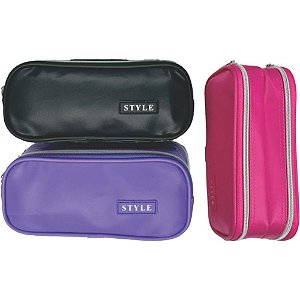 Estojo Duplo STYLE Cores Vibrantes (sortido)