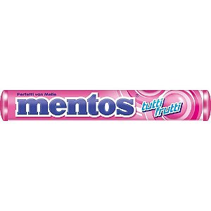 Bala Mentos STICK Tutti Frutti 37,5 Display com 16