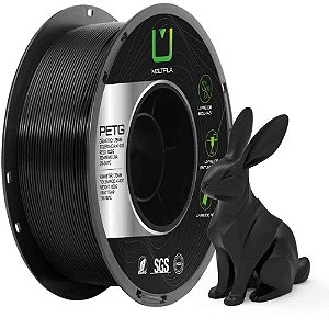 Filamento 3D Preto PETG 1 Kilo Rolo