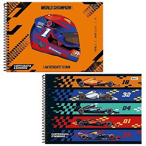 Caderno Desenho Universitário Capa Dura Veloce 80 Folhas Pacote com 05