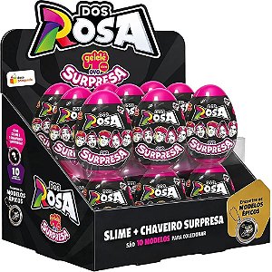 Slime dos Rosa OVO Surpresa 60G Sortidos Display com 18