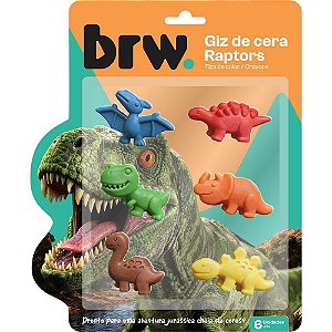 Giz de Cera Curto Raptors 6 Formatos
