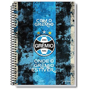 Caderneta 1/8 Gremio 80 Folhas Capa Dura ESP. Pacote com 05