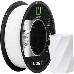 Filamento 3D Branco PETG 1 Kilo Rolo