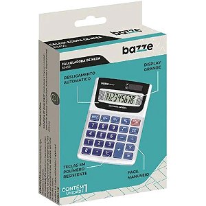 Calculadora de Mesa 8DIG. Bazze B3450 PRATA/PRETA