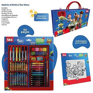 Maleta para Pintura TOY STORY 50 Peças