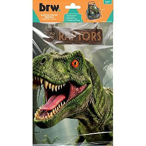 Avental Escolar Decorado Raptors com Bolso