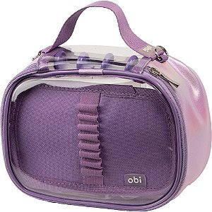 Estojo BOX Mini BIG Disclick Lilás Hologr