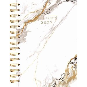Agenda 2027 Marble II ESP CD 14X20CM 160 Folhas