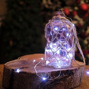 Artigo para Decoração Fio de LED Branco Frio 30 LEDS