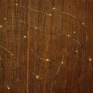 Artigo para Decoração Fio de LED LUZ BC Quente 30LED
