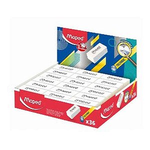 Borracha Branca Basique Technic 300 Display com 36