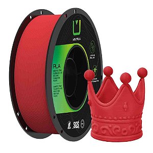Filamento 3D PLA Matte Vermelho 1 Kilo Rolo