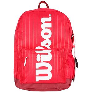Mochila para Notebook Wilson Bolsos Laterais Vermelh